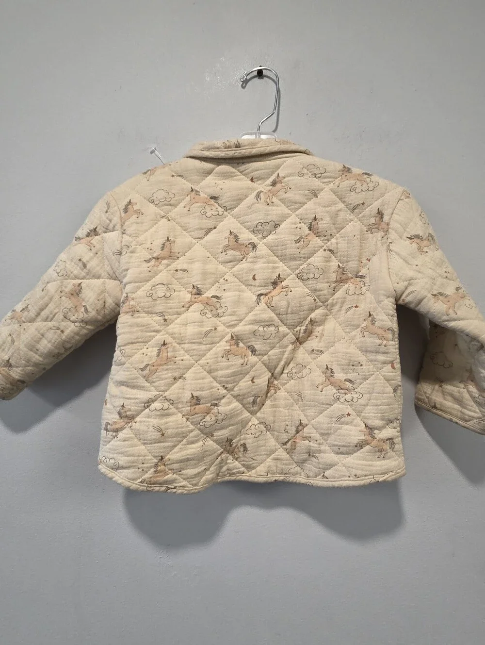 Quincy Mae Unicorn Quilted Jacket
